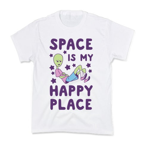 Space is my Happy Place Kid's Tee